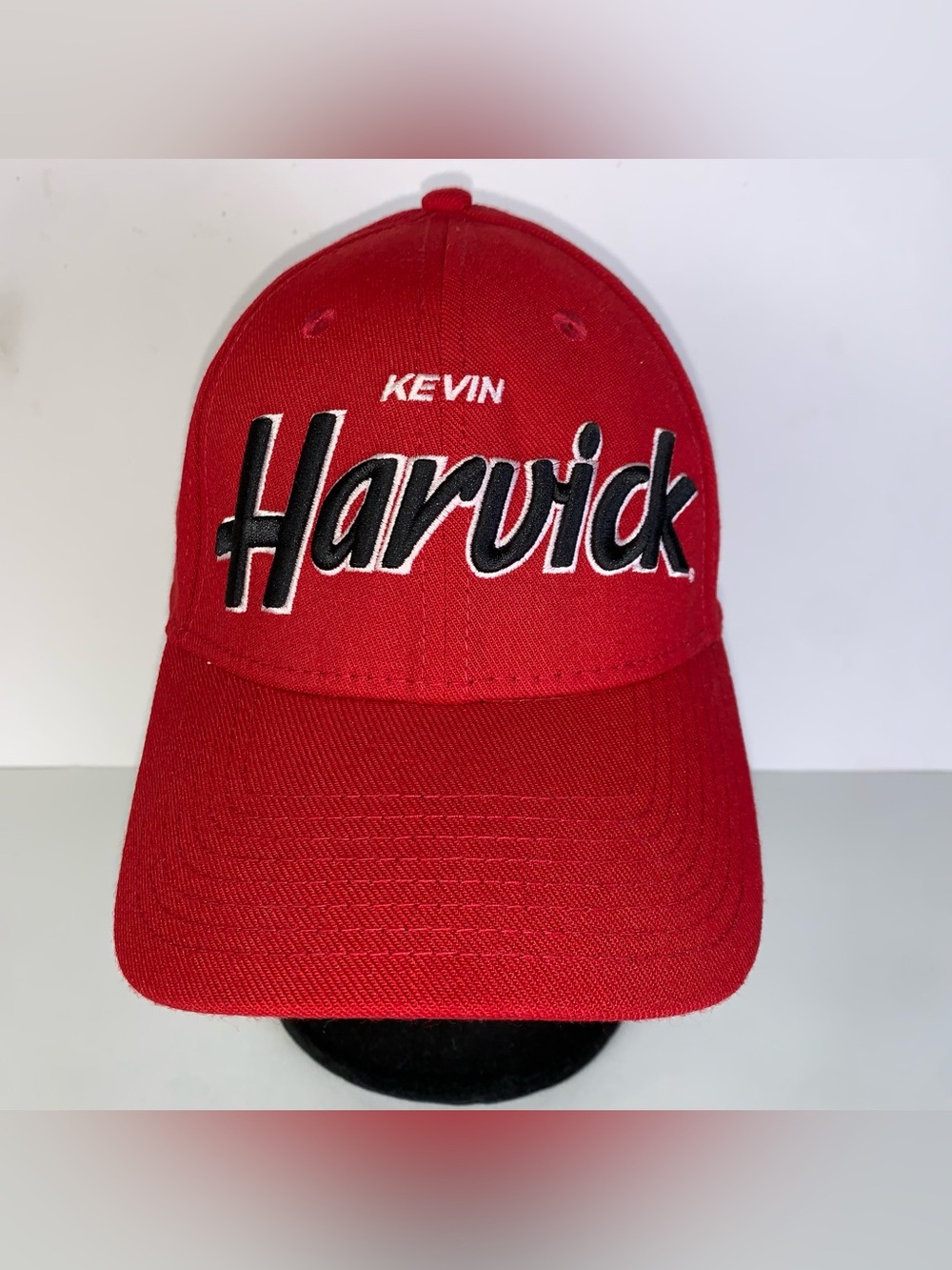Kevin Harvick Red Name & Number Flex Fit Hat - Size M/L - Made by New Era